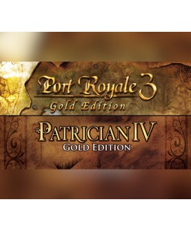 Port Royale 3 Gold and Patrician IV Gold - Double Pack Steam Key EUROPE